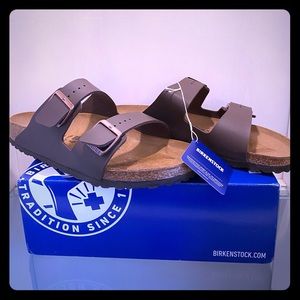 Birkenstock Men’s Arizona SZ11 Dark Brown NIB